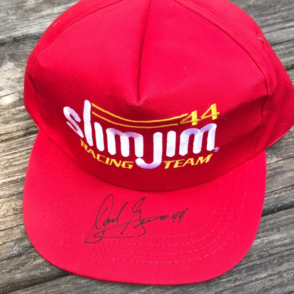 NWOT Red Slim Jim Raising Team Baseball Cap
